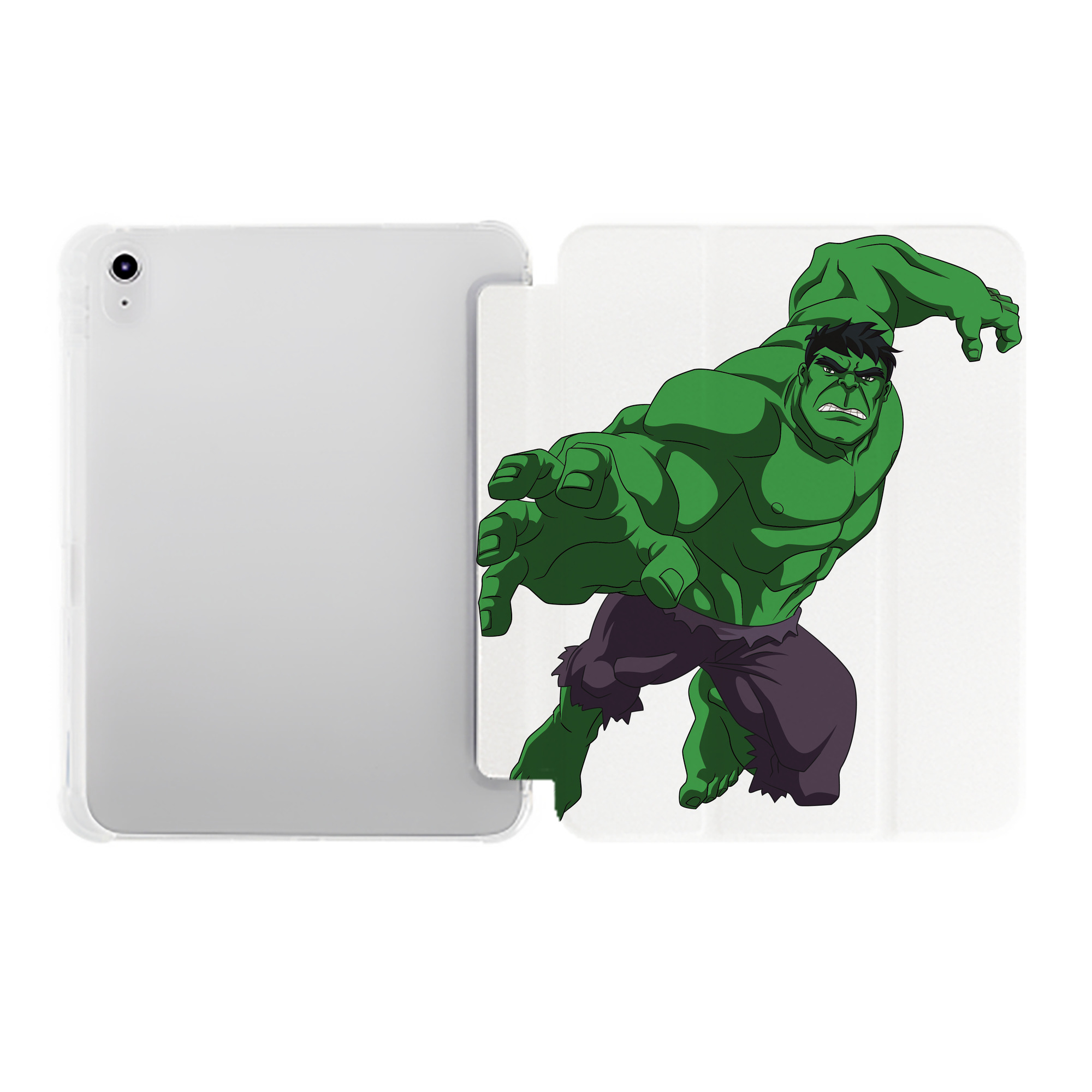 （画像用） アベンジャーズ The Avengers IPad ケース ペン収納付き 三つ折りスタンド PUレザー×シリコン 対応機種9.5/10.5/10.9インチ